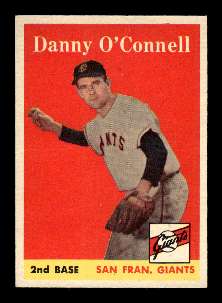 1958 Topps #166 Danny O'Connell Excellent HOF-10005211