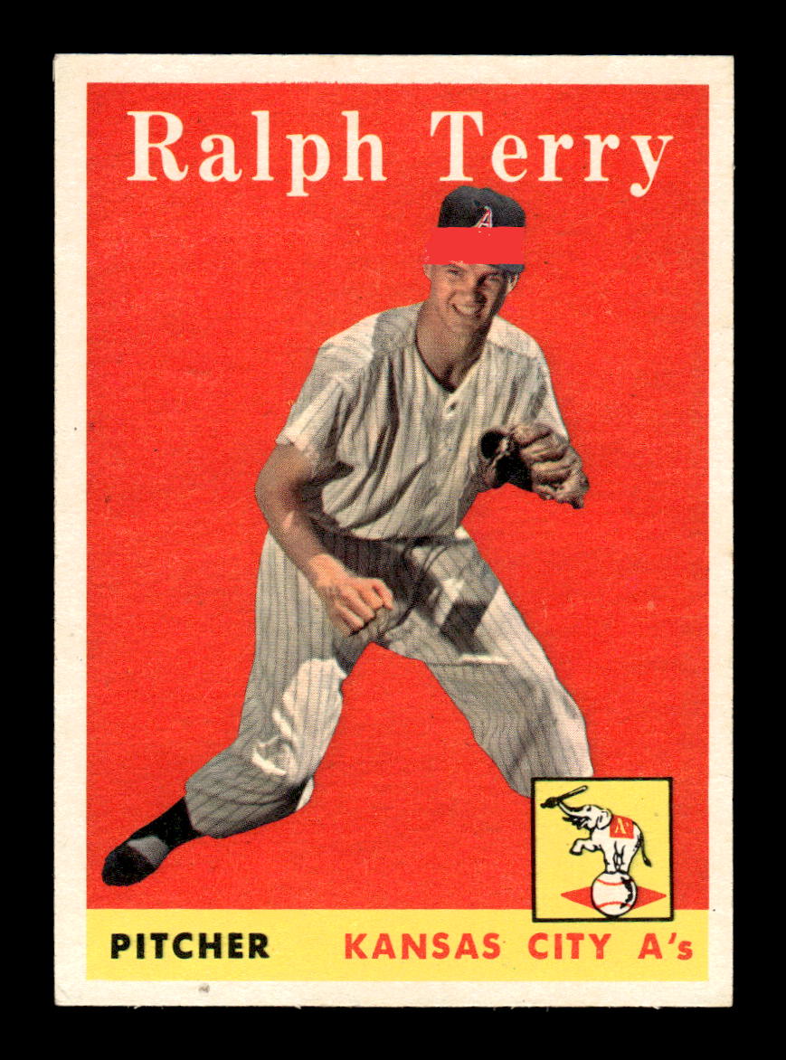 1958 Topps #169 Ralph Terry Excellent HOF-10005214