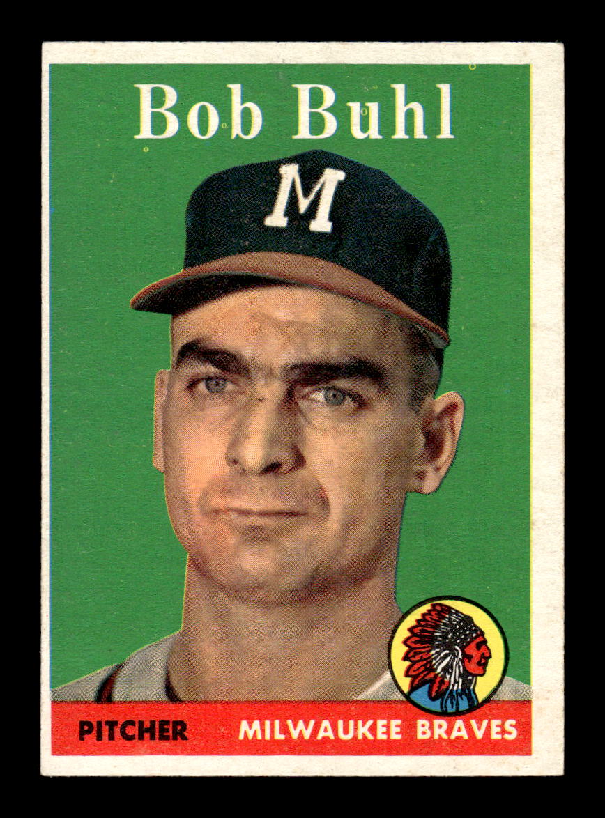 1958 Topps #176 Bob Buhl Excellent HOF-10005219