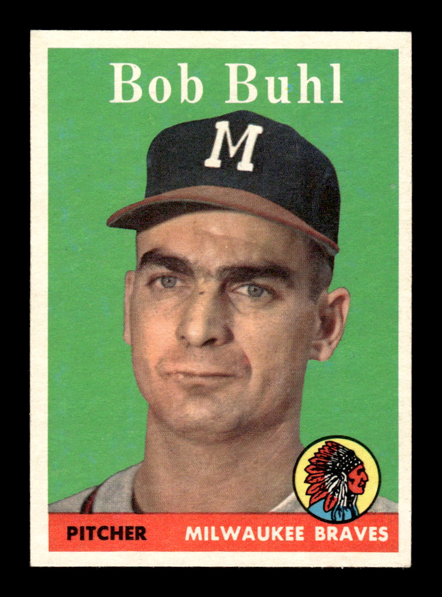 1958 Topps #176 Bob Buhl Excellent HOF-10005220