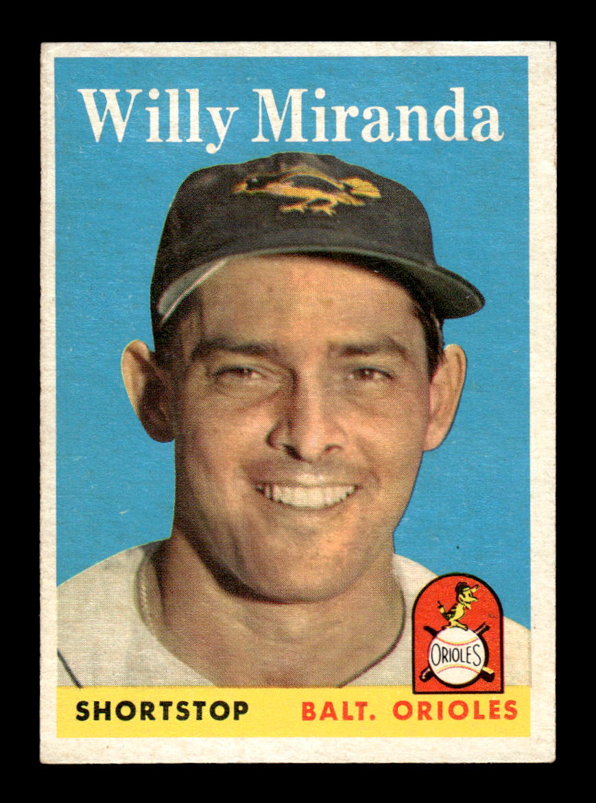 1958 Topps #179 Willy Miranda Excellent HOF-10005222