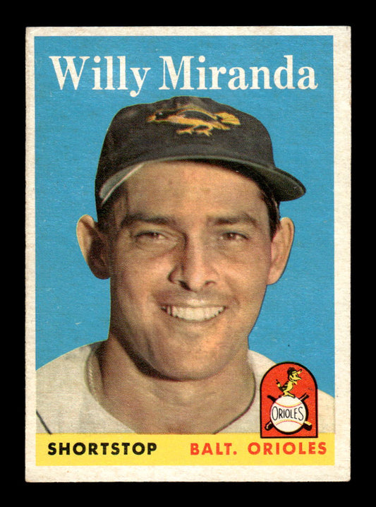 1958 Topps #179 Willy Miranda Excellent HOF-10005222