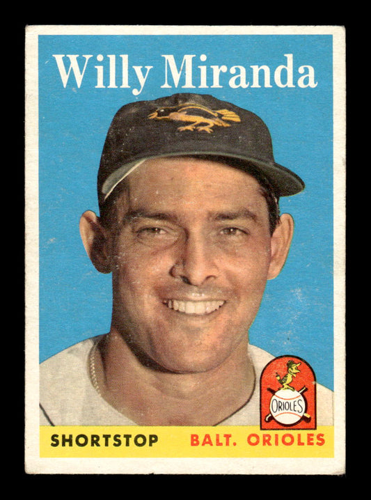 1958 Topps #179 Willy Miranda Excellent HOF-10005223