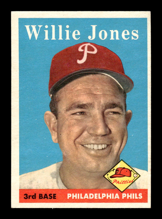 1958 Topps #181 Willie Jones Excellent HOF-10005225
