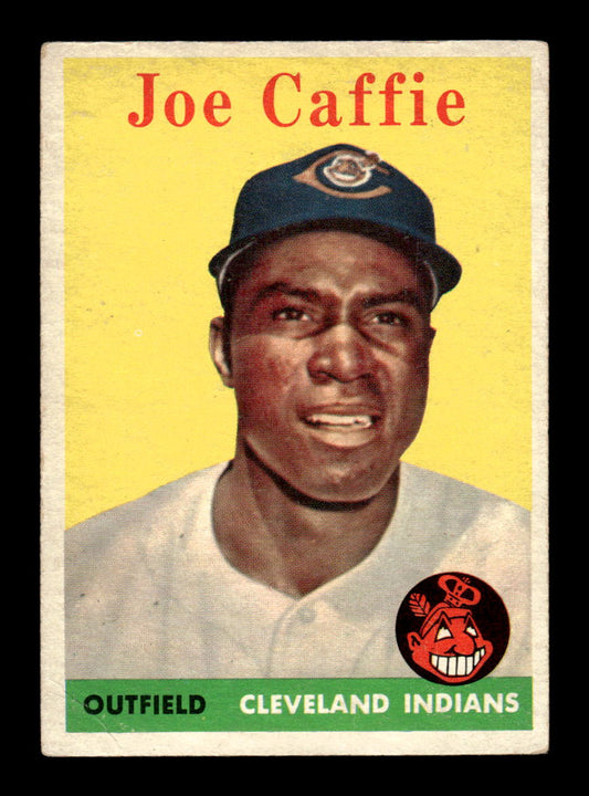 1958 Topps #182 Joe Caffie Excellent HOF-10005227