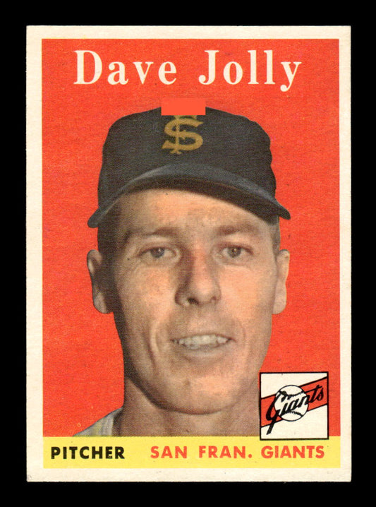 1958 Topps #183 Dave Jolly Excellent HOF-10005228