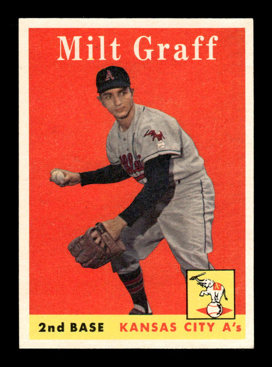 1958 Topps #192 Milt Graff Excellent HOF-10005236