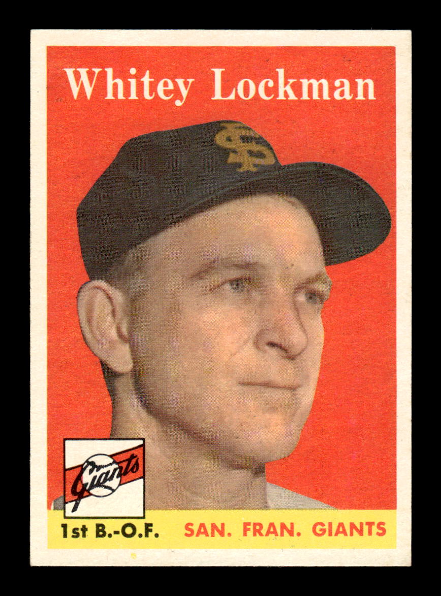 1958 Topps #195 Whitey Lockman Excellent HOF-10005239