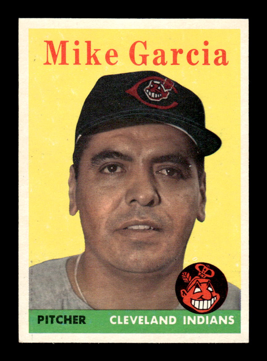 1958 Topps #196 Mike Garcia Excellent HOF-10005240