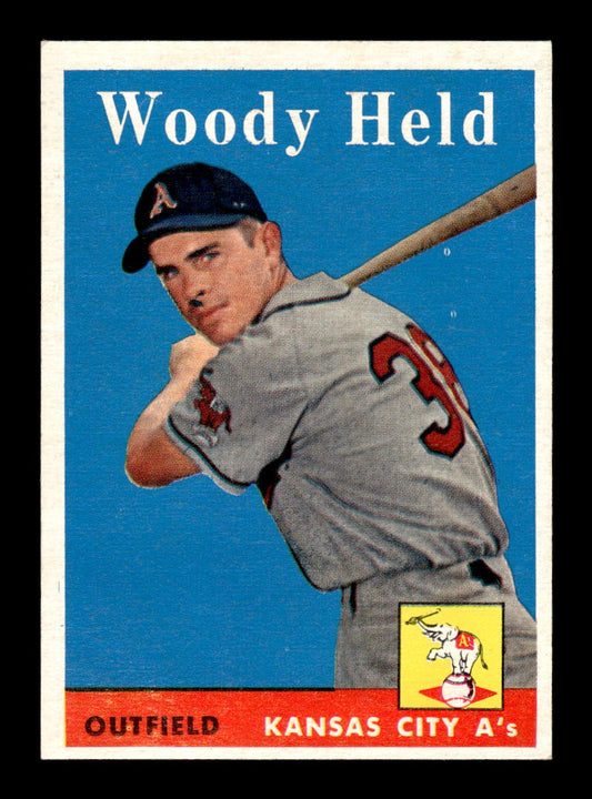 1958 Topps #202 Woodie Held Excellent HOF-10005246