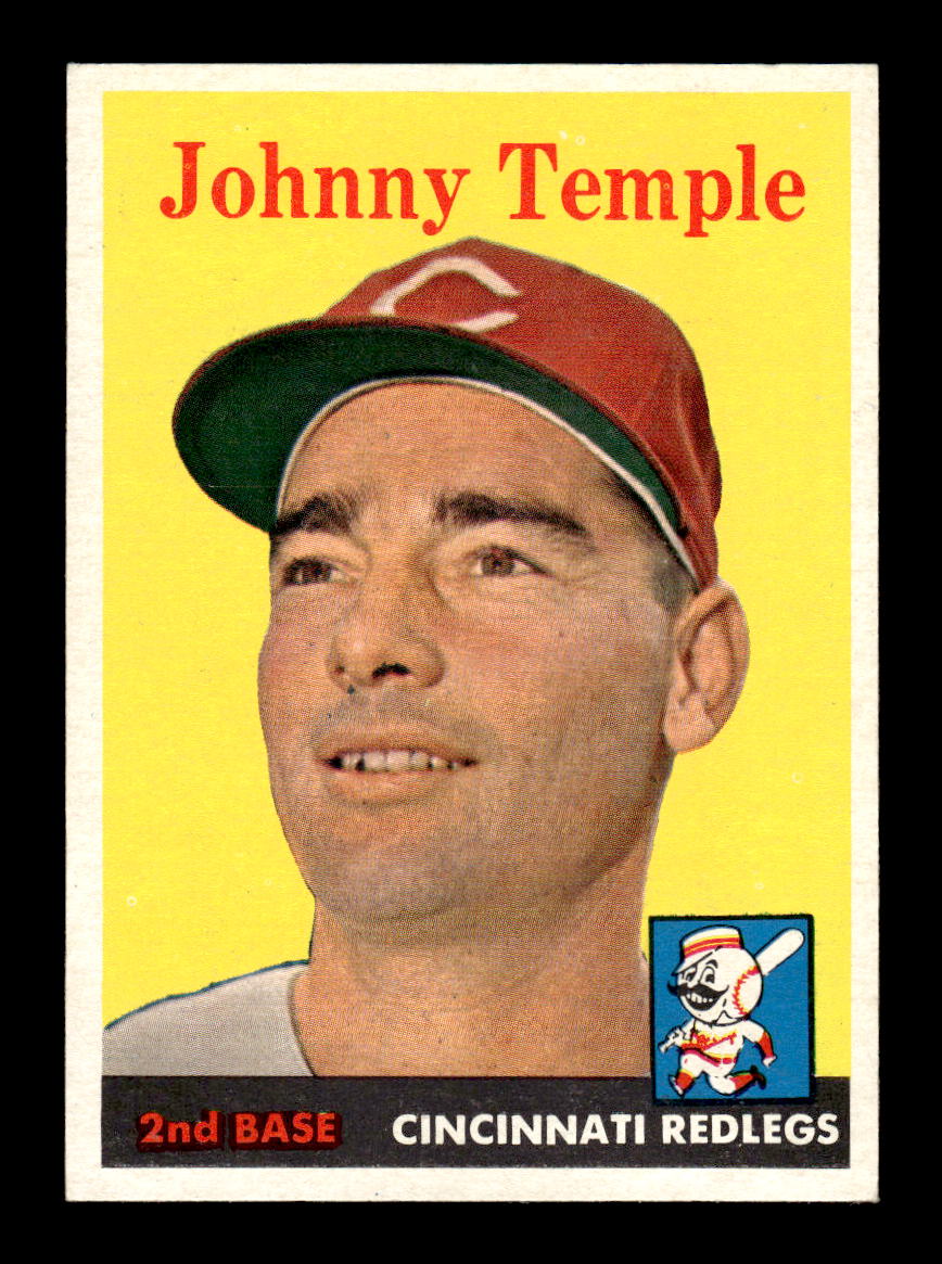 1958 Topps #205 Johnny Temple Excellent HOF-10005247