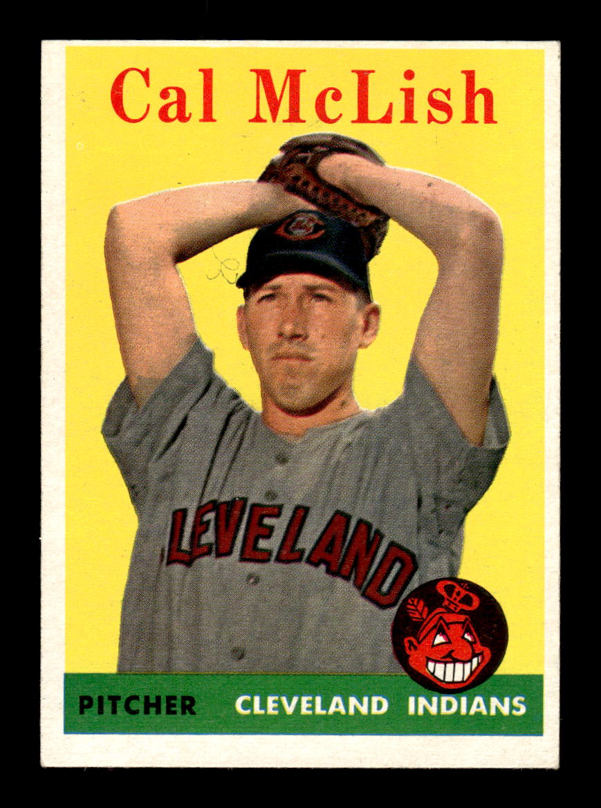 1958 Topps #208 Cal McLish Excellent HOF-10005249