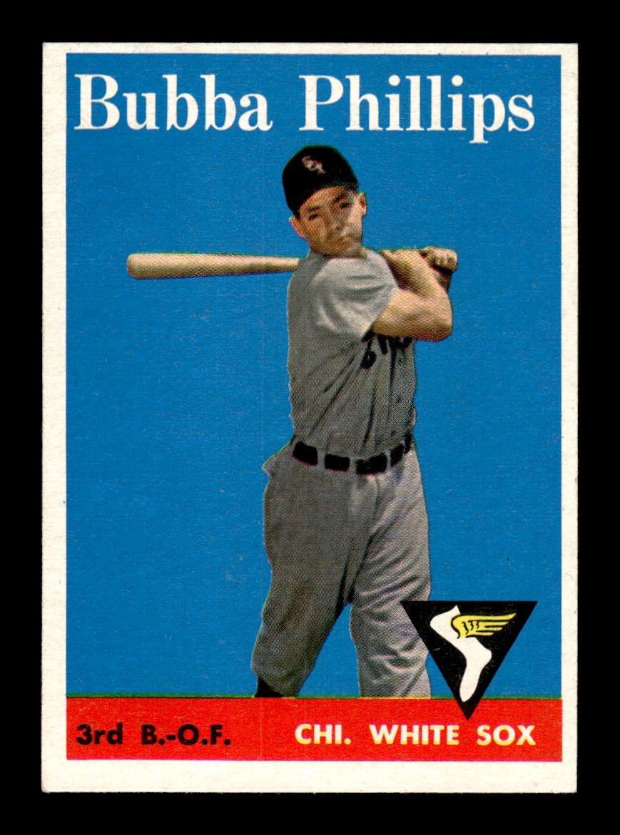 1958 Topps #212 Bubba Phillips Excellent HOF-10005252