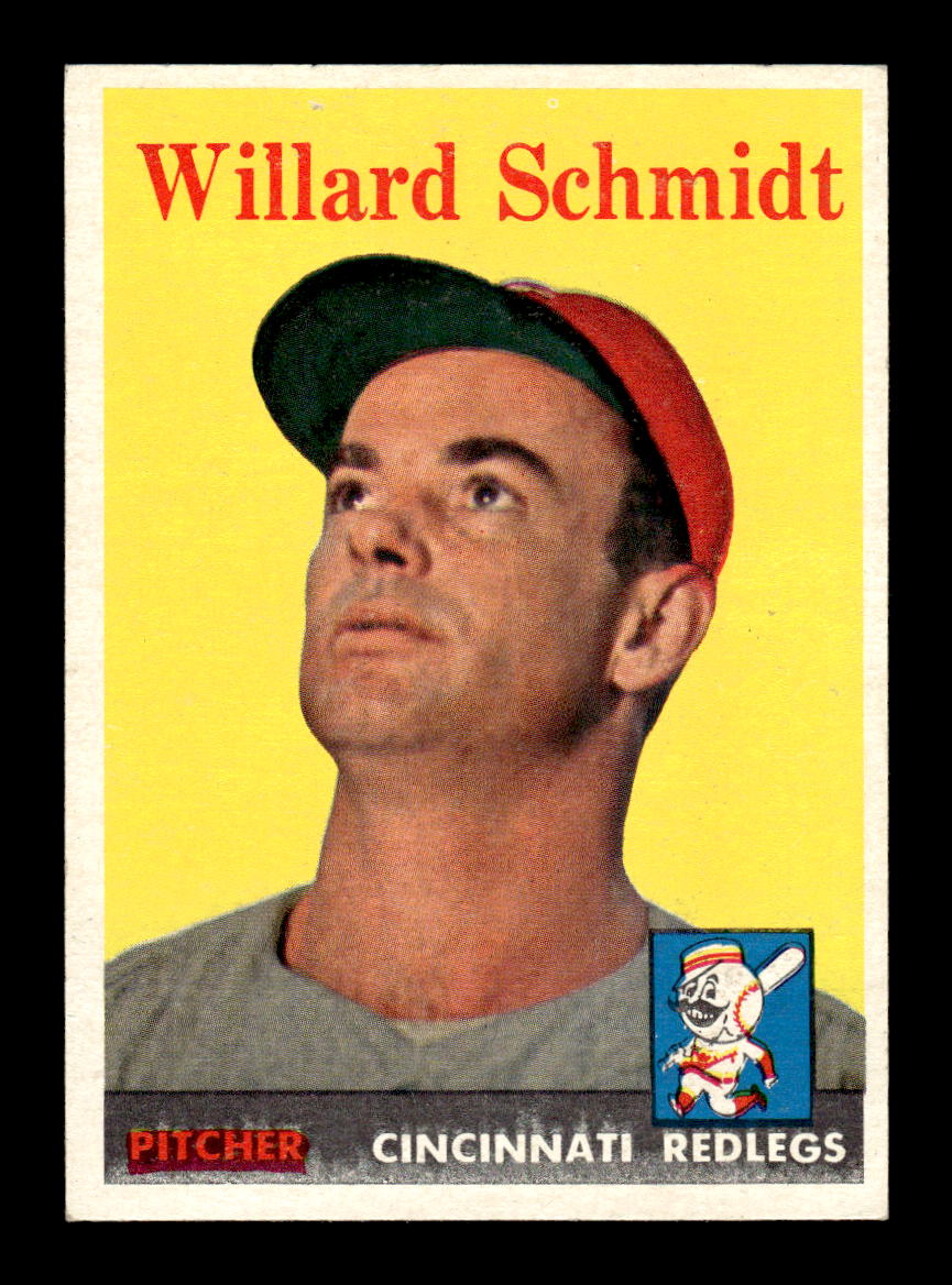 1958 Topps #214 Willard Schmidt Excellent HOF-10005254