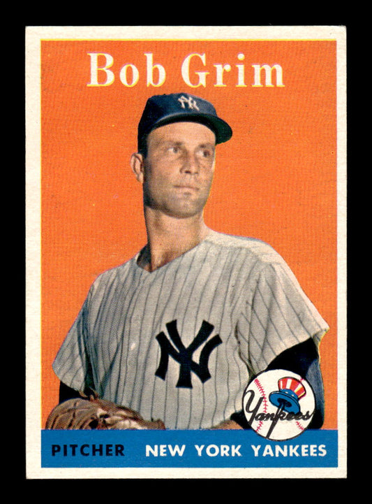 1958 Topps #224 Bob Grim Excellent HOF-10005259