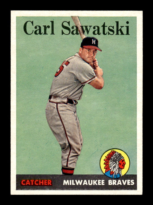 1958 Topps #234 Carl Sawatski Excellent HOF-10005262