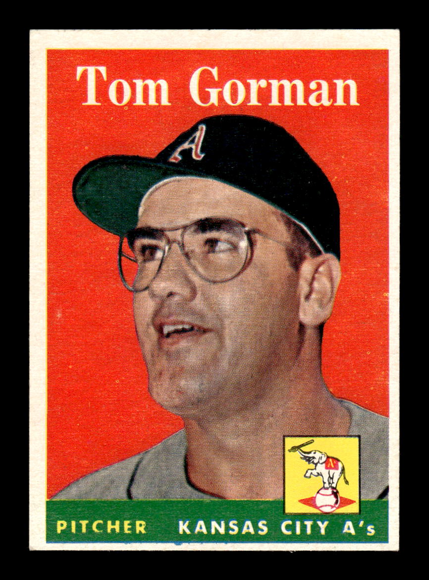1958 Topps #235 Tom Gorman Excellent HOF-10005263