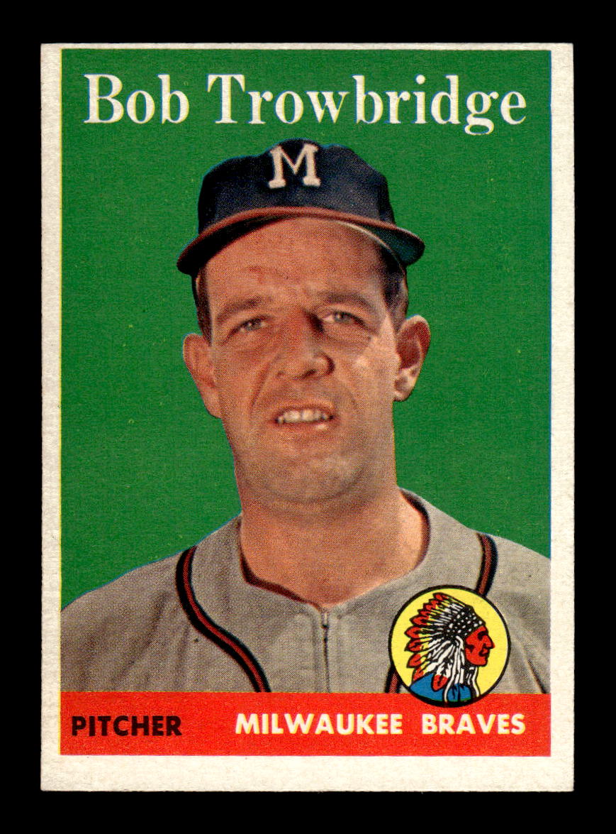 1958 Topps #252 Bob Trowbridge Excellent HOF-10005274