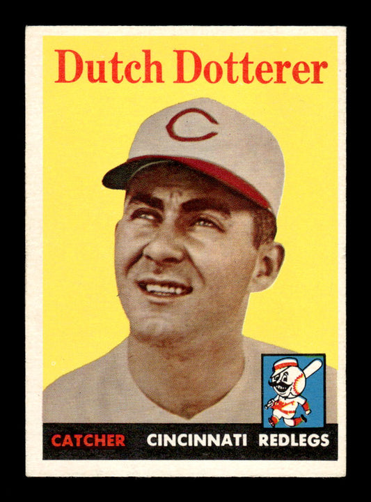 1958 Topps #396 Dutch Dotterer Excellent HOF-10005298