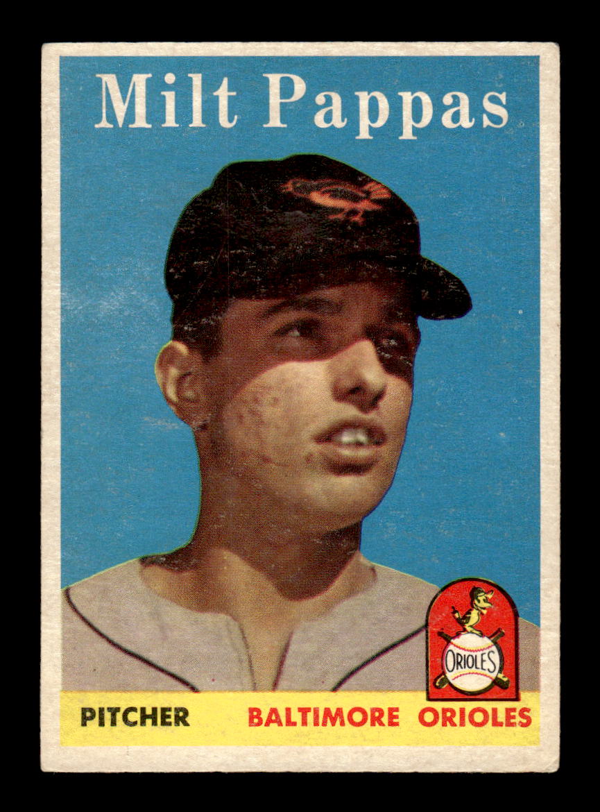 1958 Topps #457 Milt Pappas Very Good HOF-10005455