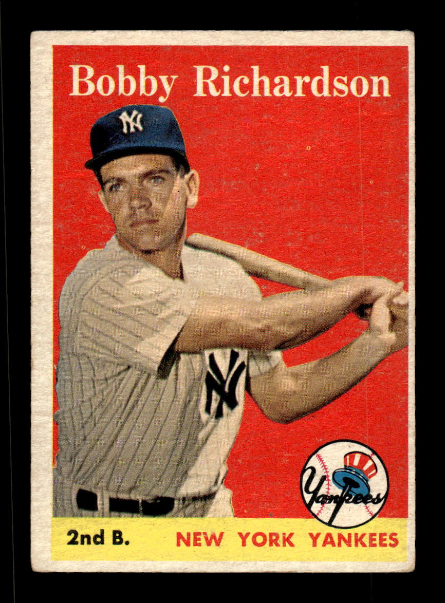 1958 Topps #101a Bobby Richardson Very Good HOF-10005463
