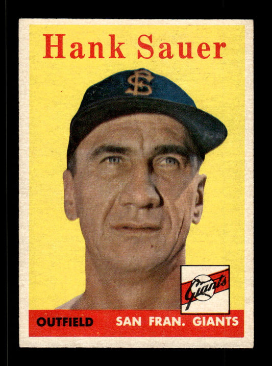 1958 Topps #378 Hank Sauer Very Good HOF-10005468
