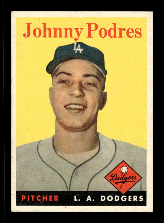 1958 Topps #120 Johnny Podres VGEX HOF-10005471