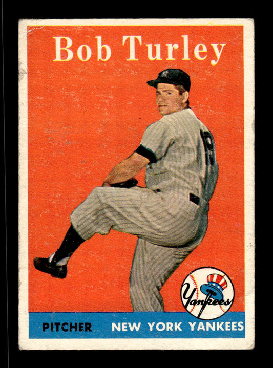 1958 Topps #255 Bob Turley Very Good HOF-10005486