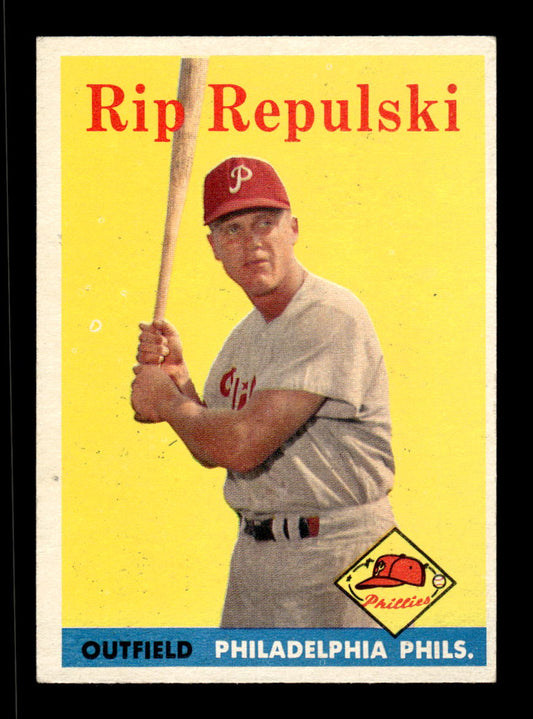 1958 Topps #14 Rip Repulski Very Good HOF-10005491