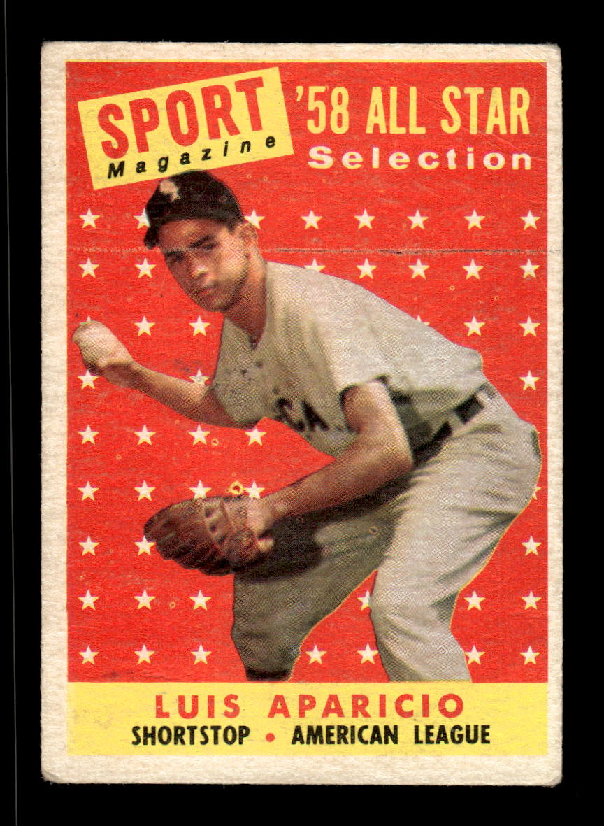 1958 Topps #483 Luis Aparicio Very Good HOF-10005495