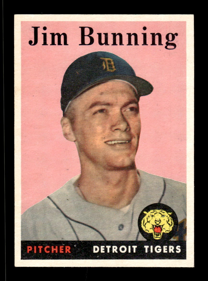 1958 Topps #115 Jim Bunning Excellent HOF-10005497
