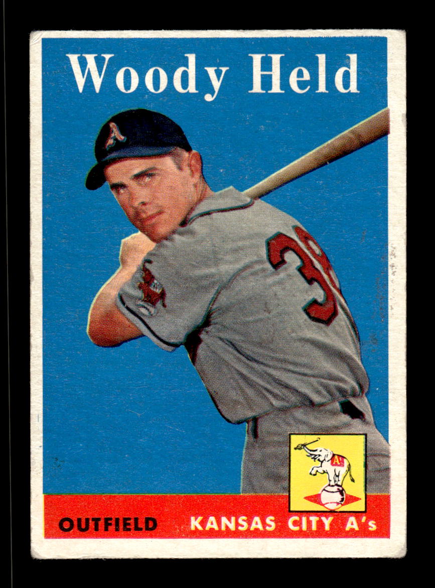 1958 Topps #202 Woodie Held Very Good HOF-10005498