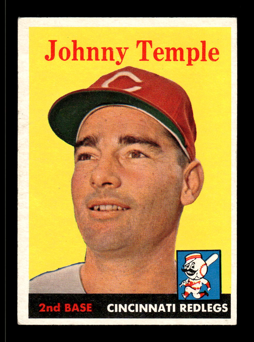 1958 Topps #205 Johnny Temple Very Good HOF-10005502