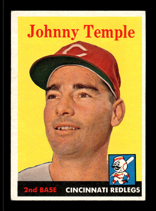 1958 Topps #205 Johnny Temple Very Good HOF-10005502