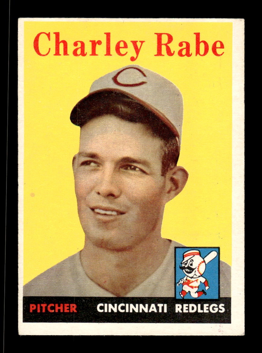 1958 Topps #376 Charley Rabe Very Good HOF-10005508