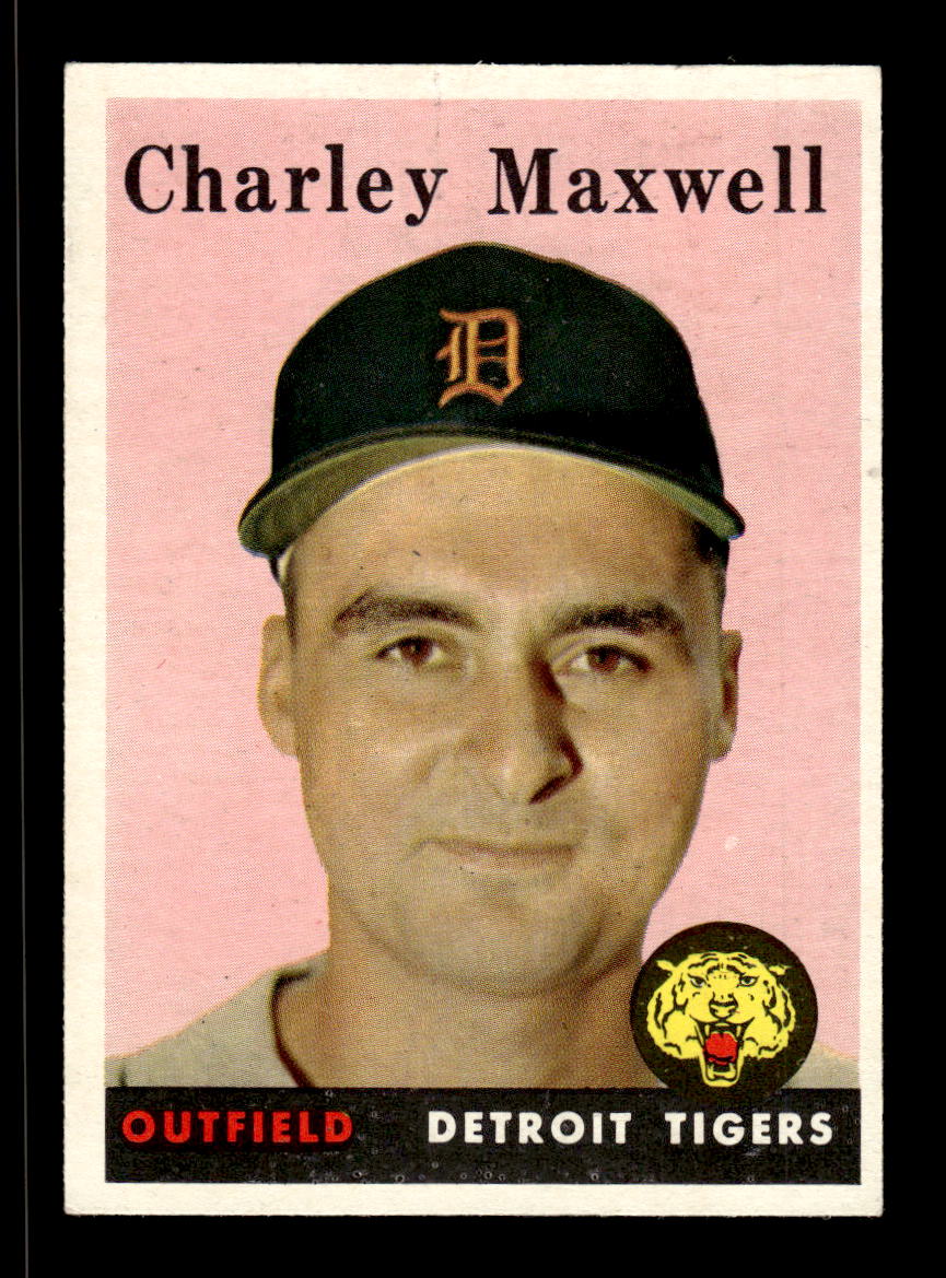 1958 Topps #380 Charley Maxwell Very Good HOF-10005512