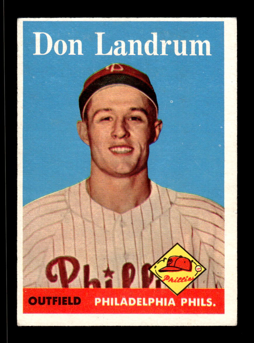 1958 Topps #291 Don Landrum Very Good HOF-10005515