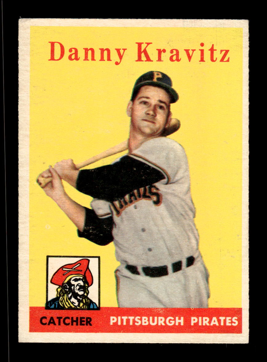 1958 Topps #444 Danny Kravitz Very Good HOF-10005516