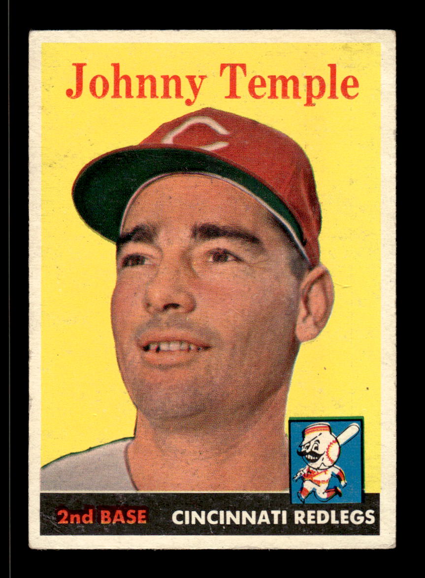 1958 Topps #205 Johnny Temple Very Good HOF-10005518