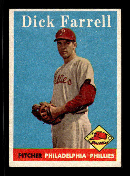 1958 Topps #76 Dick Farrell Very Good HOF-10005519