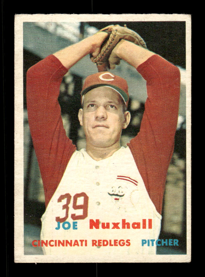 1957 Topps #103 Joe Nuxhall Cincinnati Redlegs EX HOF-10005528