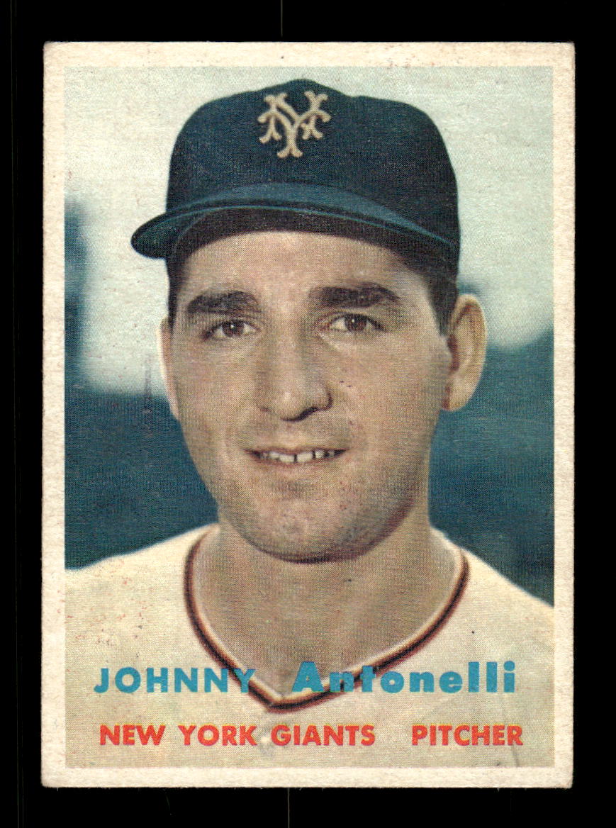 1957 Topps #105 Johnny Antonelli New York Giants EX HOF-10005531