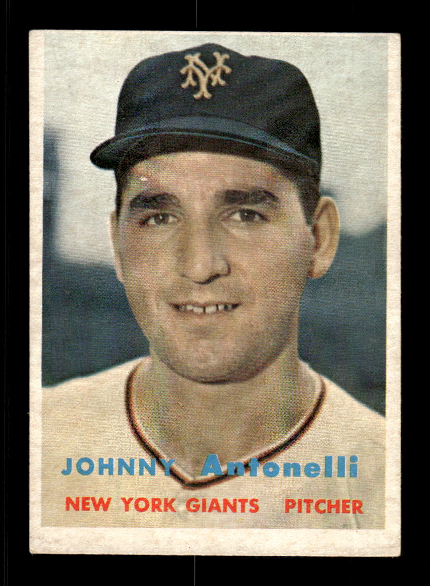 1957 Topps #105 Johnny Antonelli New York Giants EX HOF-10005532