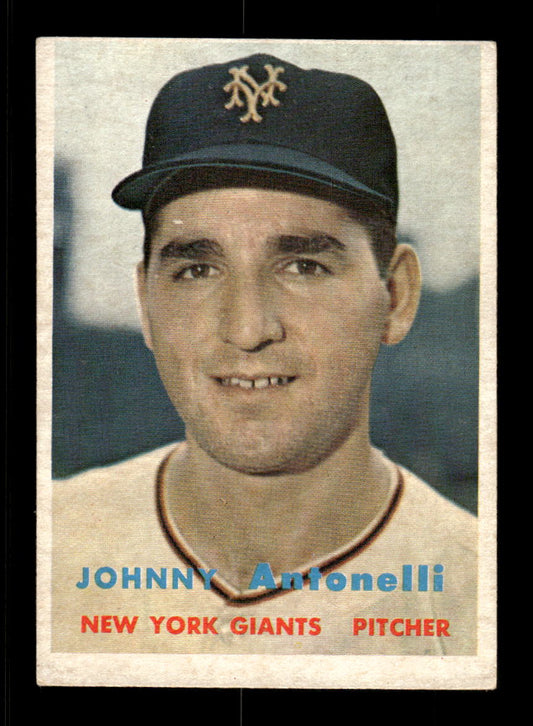 1957 Topps #105 Johnny Antonelli New York Giants EX HOF-10005532