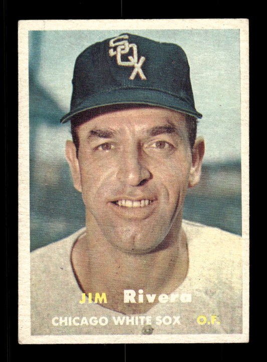 1957 Topps #107 Jim Rivera Chicago White Sox EX HOF-10005534