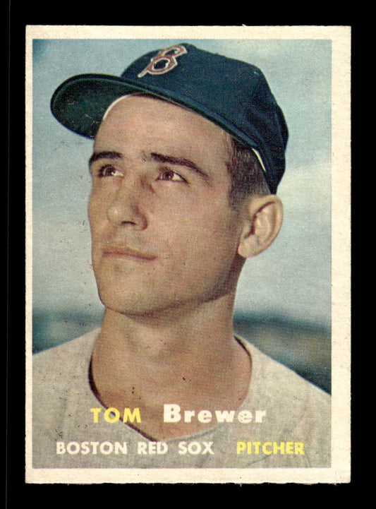 1957 Topps #112 Tom Brewer Boston Red Sox EX HOF-10005541