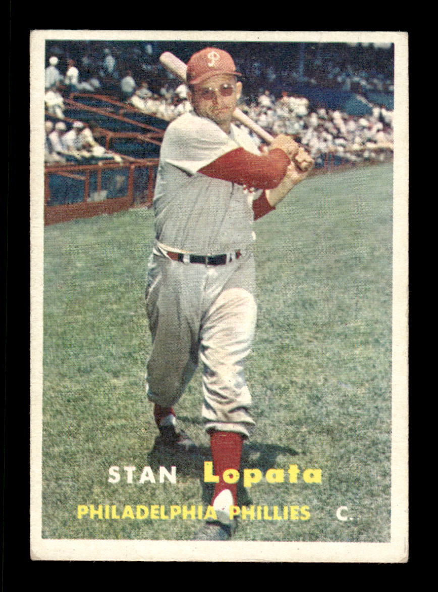 1957 Topps #119 Stan Lopata Philadelphia Phillies EX HOF-10005547