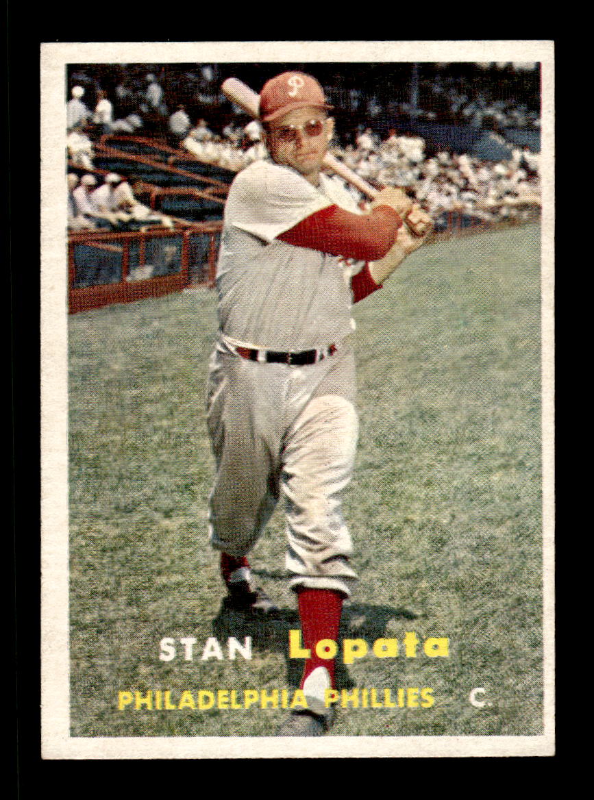 1957 Topps #119 Stan Lopata Philadelphia Phillies EX HOF-10005548
