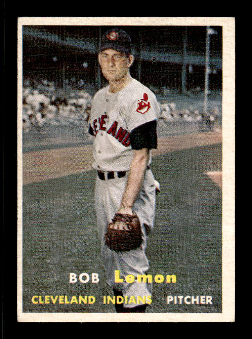 1957 Topps #120 Bob Lemon Cleveland Indians EX HOF-10005549