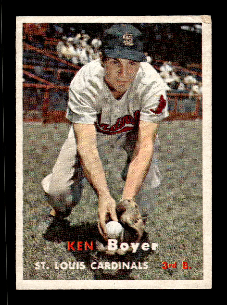 1957 Topps #122 Ken Boyer St. Louis Cardinals EX HOF-10005551